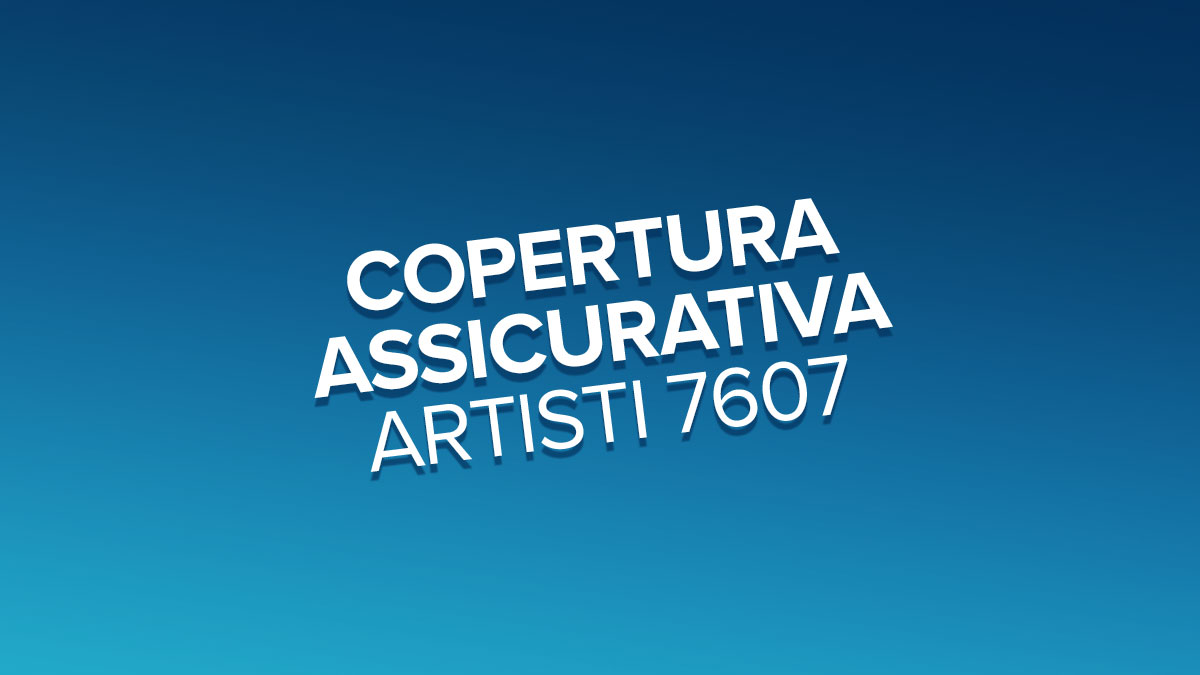 Copertura Assicurativa Artisti 7607 2021 05