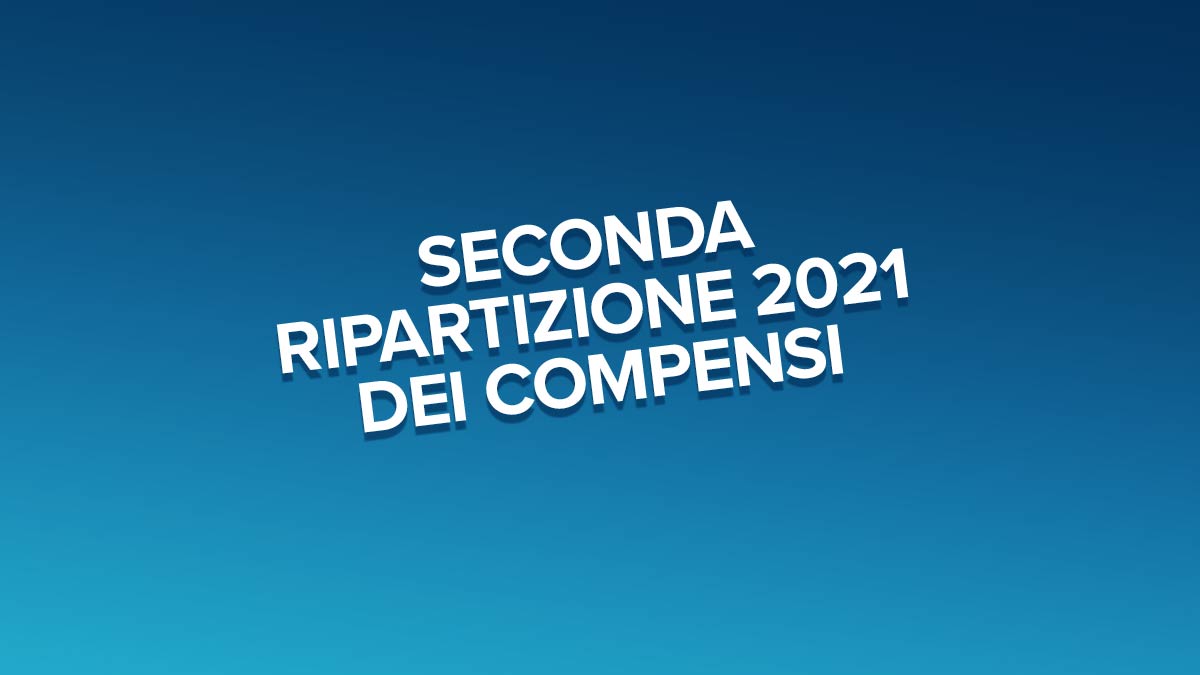 Seconda Ripartizione 2021 Compensi Artisti 7607