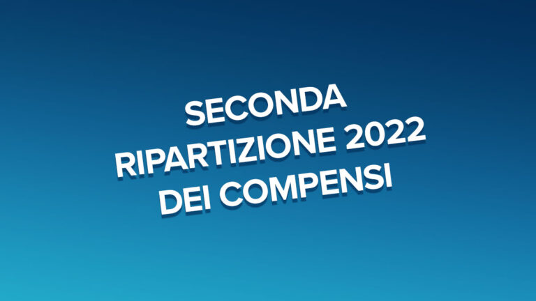 Seconda Ripartizione 2022 Compensi